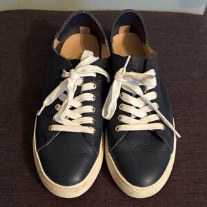 Jack Rogers Dark Blue Leather Sneakers